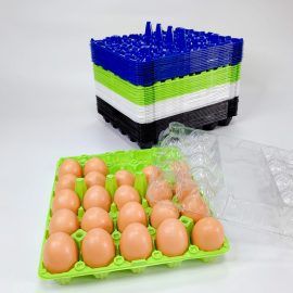 Egg Tray PET Blister Plastic for Fridge & Countertop Storage