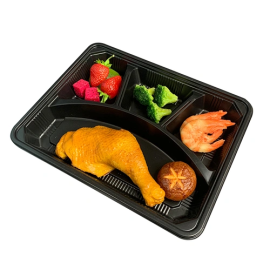 4 Compartment Blister Disposable Plastic Trays