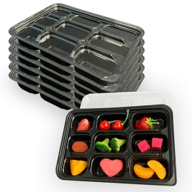 9 Compartments Blister Disposable Plastic Trays