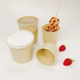 Disposable Bamboo Fiber Cup Soup Cup