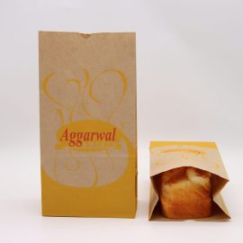 Custom Brown Bags Biodegradable Kraft Paper Food Packaging Bags