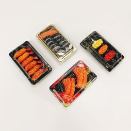 Manufacturer Wholesale Customization Disposable PS Plastic Sushi Box