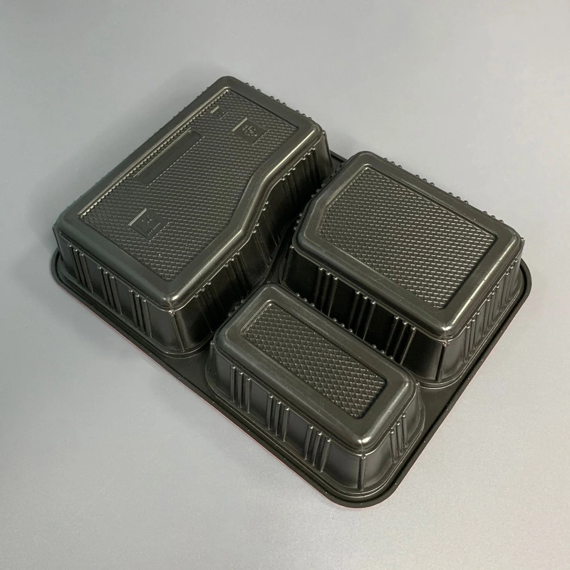 3 Compartment Plastic Lunch Container