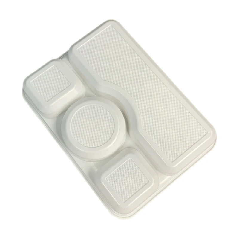 Plastic Disposable Lunch Tray Takeaway Tray Manufacturer