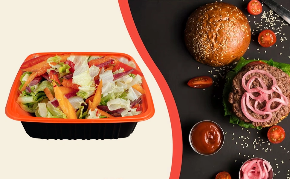 Disposable Plastic To Go Food Containers Salad Box