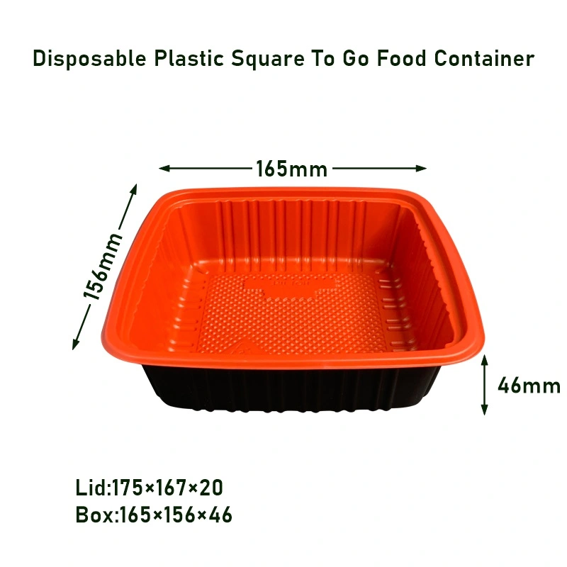 Disposable Plastic To Go Food Containers