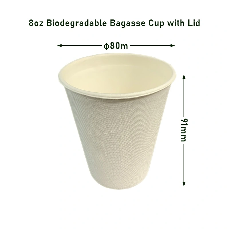 8oz 250ml Bagasse Cup