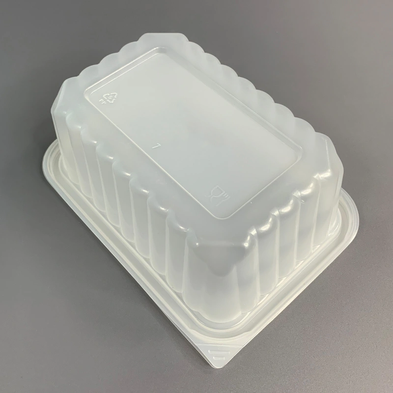 100% Recycled Semilucent PP Plastic Strawberry Container with Lid