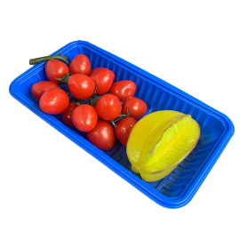 Factory Custom Bule Blister Supermarket Plastic Meat Tray