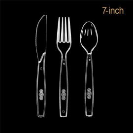 7-inch disposable PS cutlery knife fork spoon