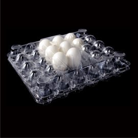 30 hole Custom Recyclable PET Plastic Egg Tray Packaging Container