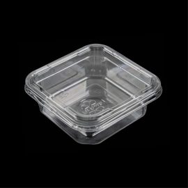 8-oZ Wholesale Custom Recyclable Clear RPET Fruit Plastic Box