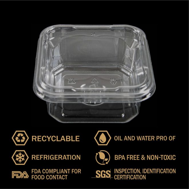 RPET Fruit Plastic Box-12