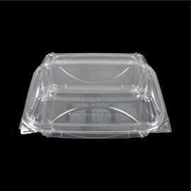 900ML Wholesale Custom Clear RPET Fruit Plastic Box