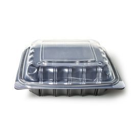 XIEFA 1-Compartment Clamshell PP Lunch Box Takeaway Packaging Wholesale