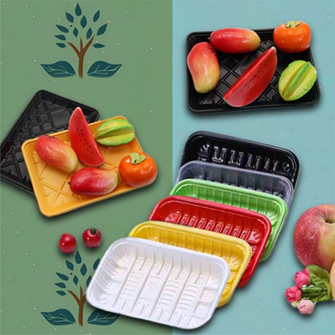 plastic meat trays