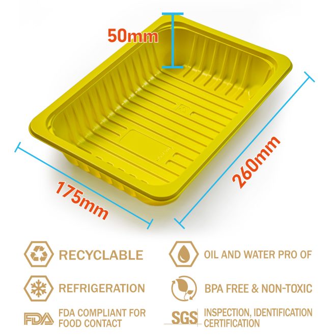 plastic meat trays