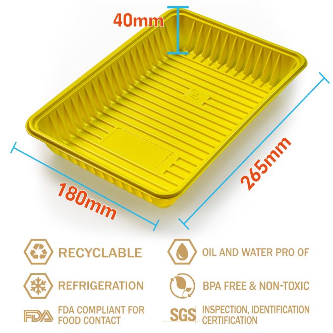 plastic meat trays