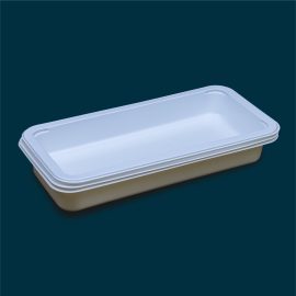 White PP disposable tray supermarket PP plastic meat trays