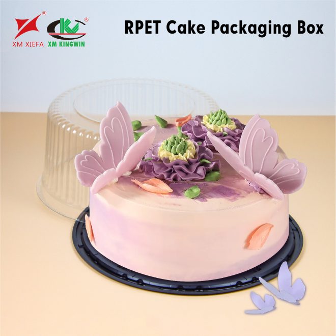 plastic cake box