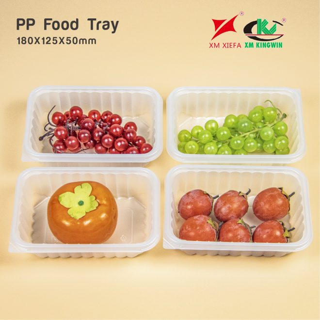 pp plastic food tray