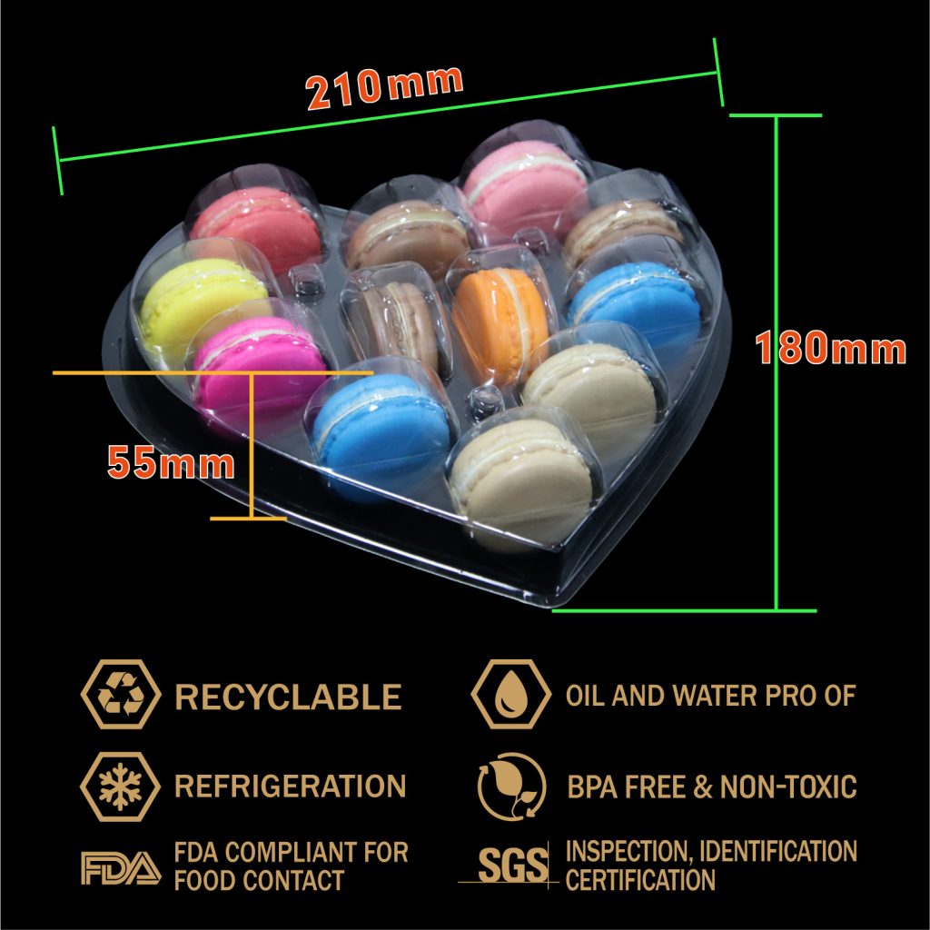 Macaron packaging box